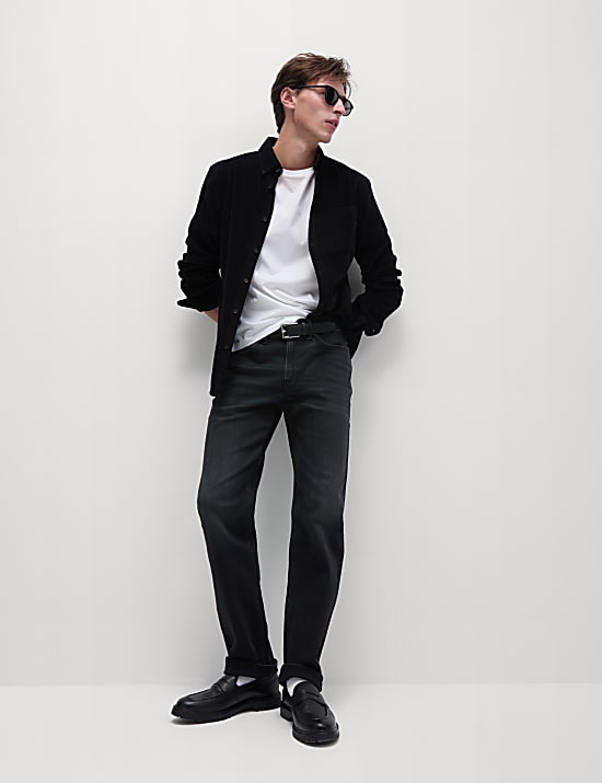 Straight Fit Stretch Jeans