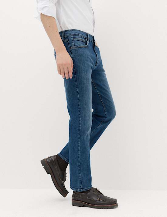 Straight Fit Stretch Jeans