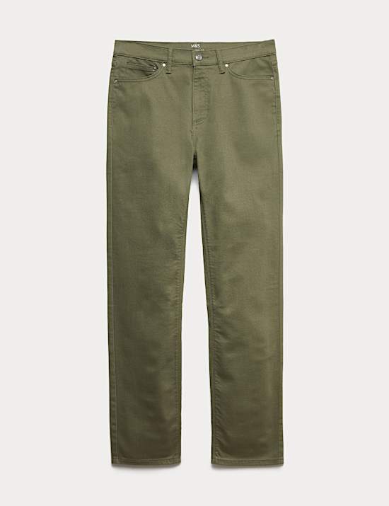 Straight Fit Stretch Jeans