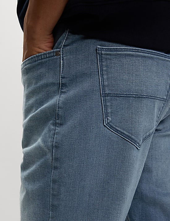Straight Fit Stretch Jeans