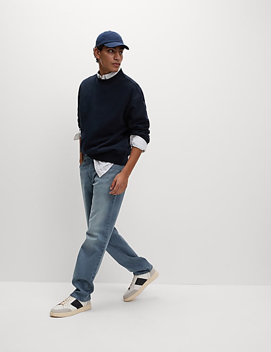 Straight Fit Stretch Jeans