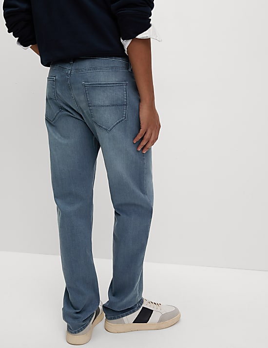Straight Fit Stretch Jeans