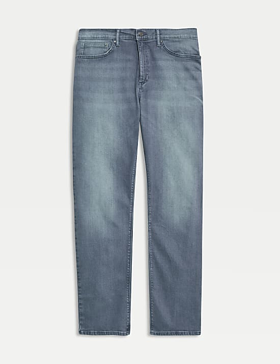 Straight Fit Stretch Jeans