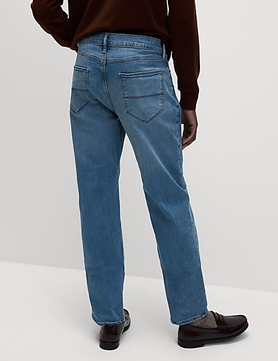 Stretch jeans met rechte pasvorm