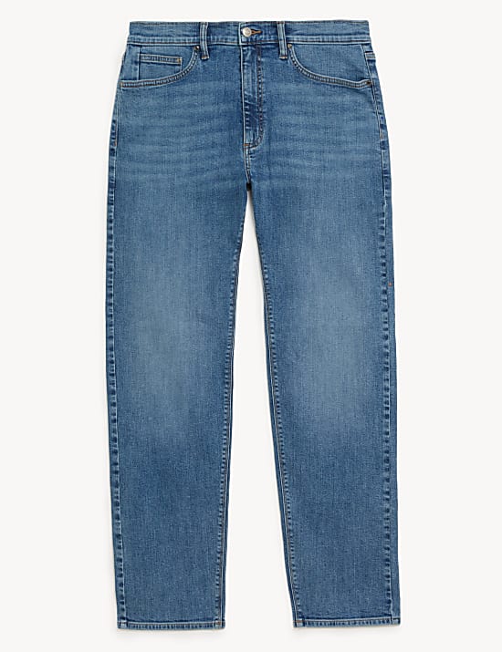 Stretch jeans met rechte pasvorm