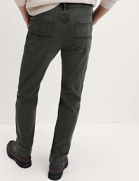 Straight Fit Stretch Jeans