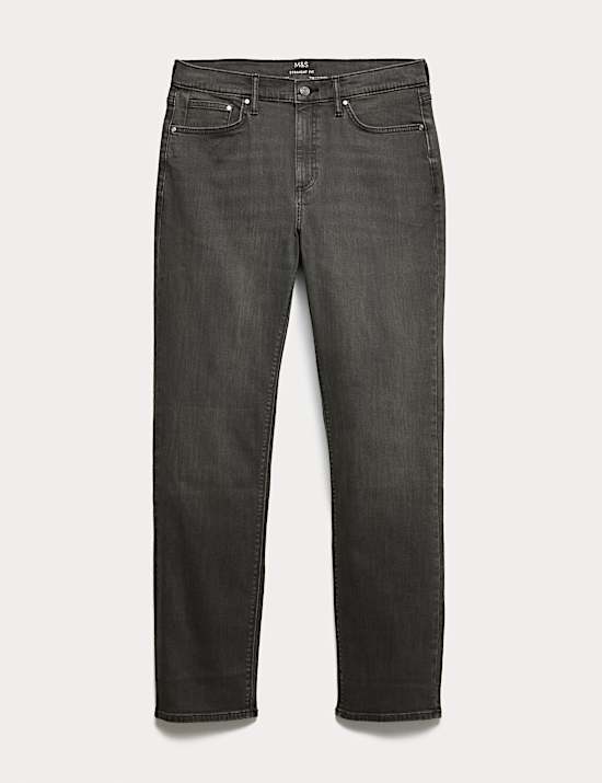 Straight Fit Stretch Jeans