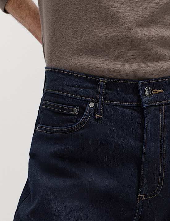 Straight Fit Stretch Jeans
