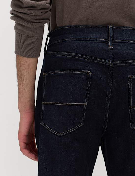 Straight Fit Stretch Jeans