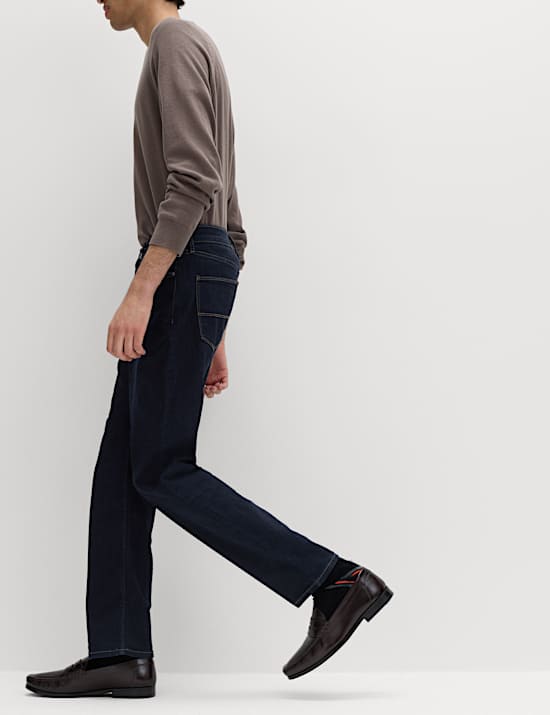Straight Fit Stretch Jeans
