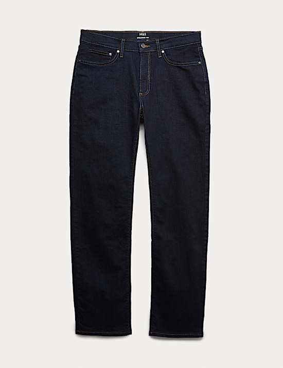 Straight Fit Stretch Jeans
