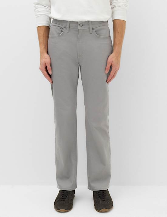 Straight Fit Stretch Jeans