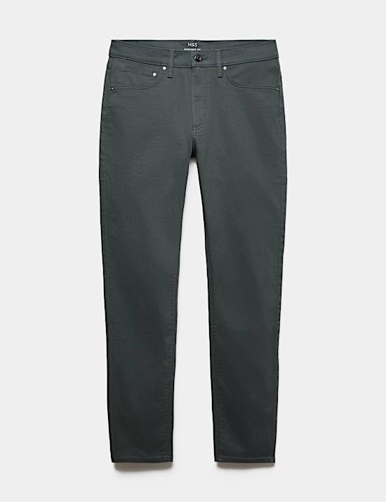Straight Fit Stretch Jeans
