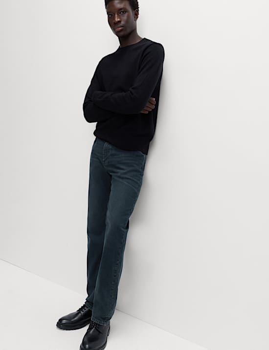 Straight Fit Stretch Jeans