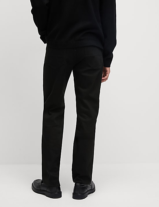 Straight Fit Stretch Jeans