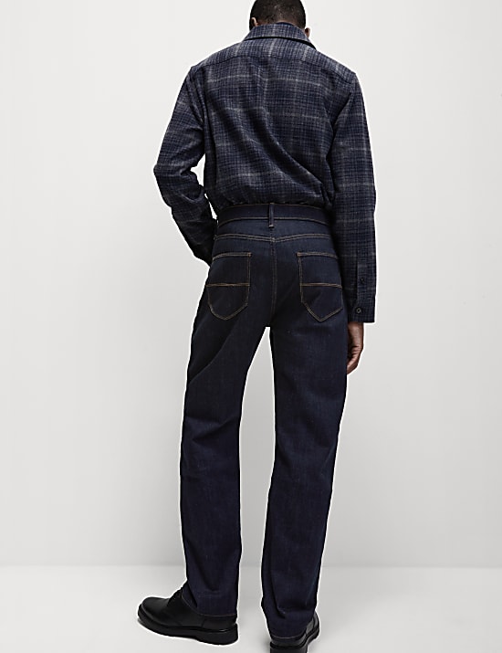 Loose Fit Stretch Jeans