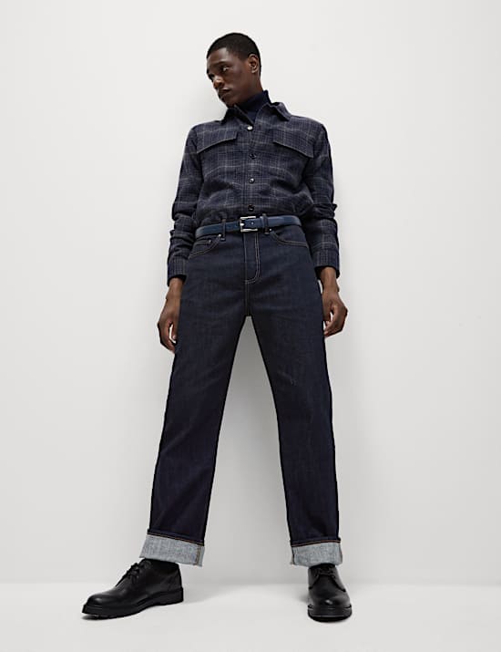 Loose Fit Stretch Jeans