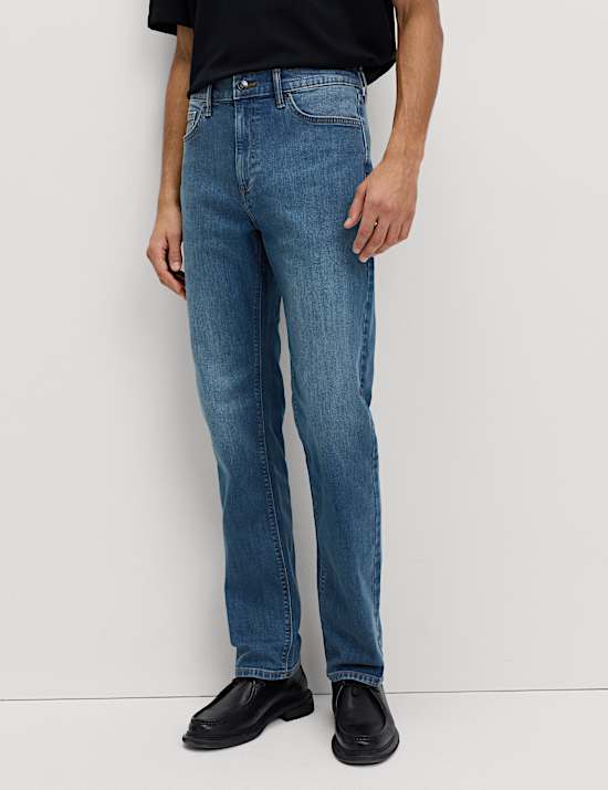 2pk Straight Fit Stretch Jeans