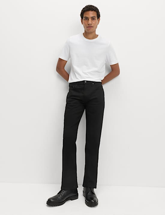 Bootcut Fit Stretch-Jeans