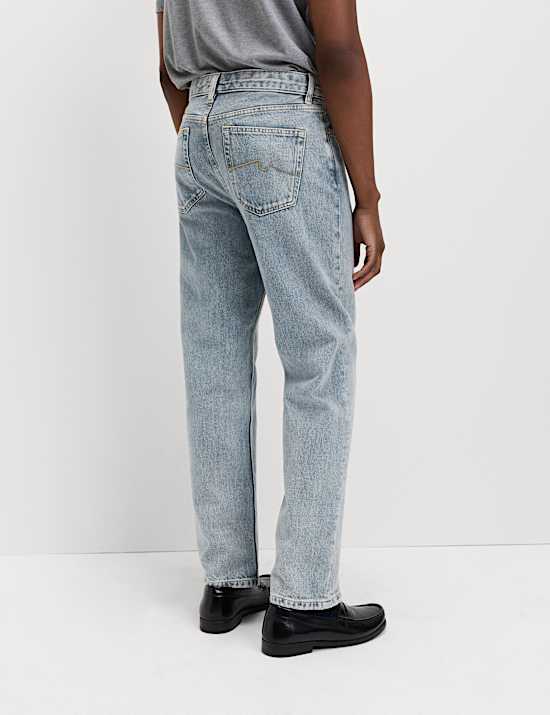 Authentic Relaxed Straight Fit Jeans