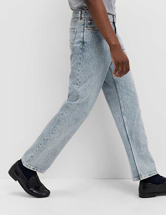 Authentic Relaxed Straight Fit Jeans