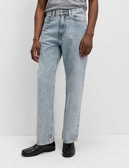 Authentic Relaxed Straight Fit Jeans