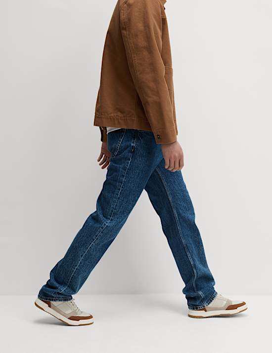 Authentic Relaxed Straight Fit Jeans