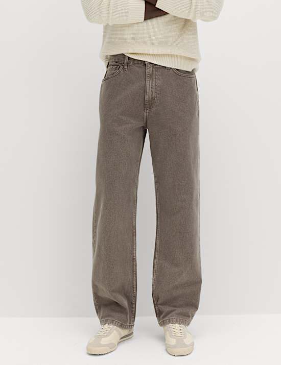 Jean coupe droite d&eacute;contract&eacute;e Authentic