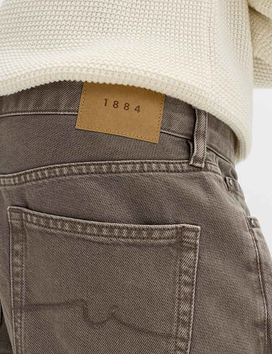 Jean coupe droite d&eacute;contract&eacute;e Authentic