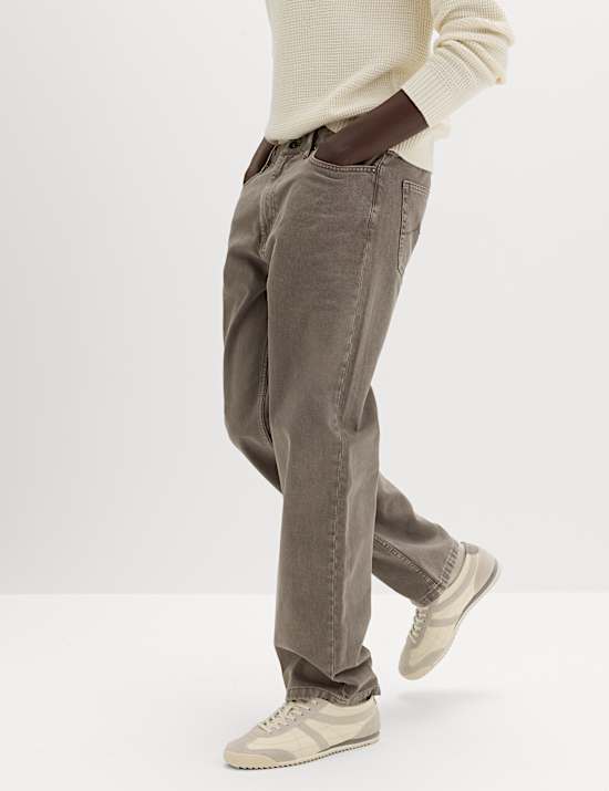 Jean coupe droite d&eacute;contract&eacute;e Authentic