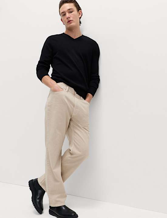 Authentic Relaxed Straight Fit Jeans