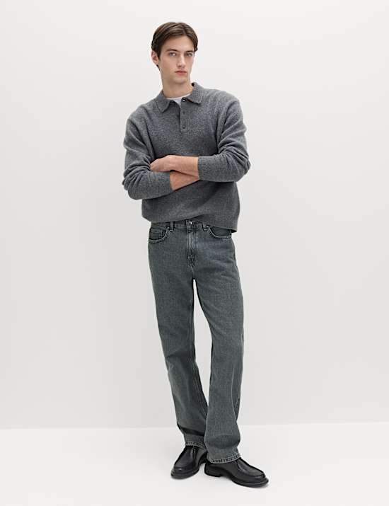 Authentic Relaxed Straight Fit Jeans