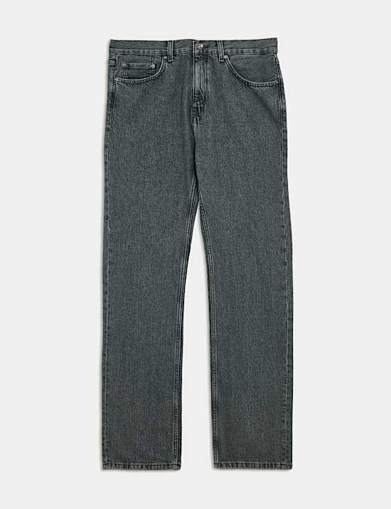 Authentic Relaxed Straight Fit Jeans