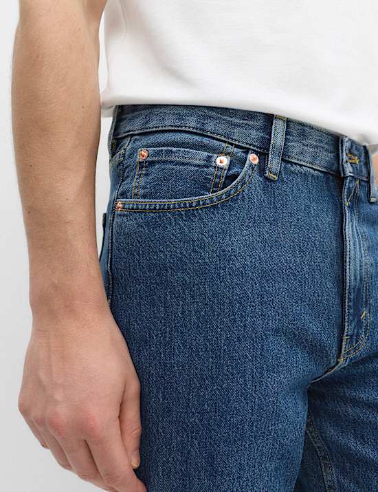 Authentic Relaxed Straight Fit Rigid Jeans