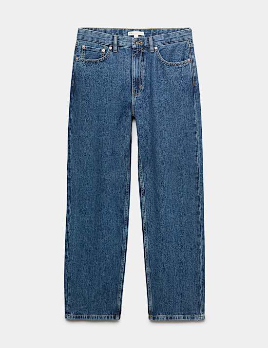 Authentic Relaxed Straight Fit Rigid Jeans
