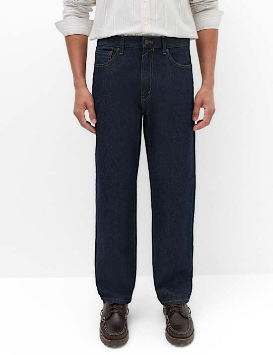 Authentic Relaxed Straight Fit Rigid Jeans