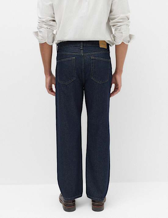 Authentic Relaxed Straight Fit Rigid Jeans