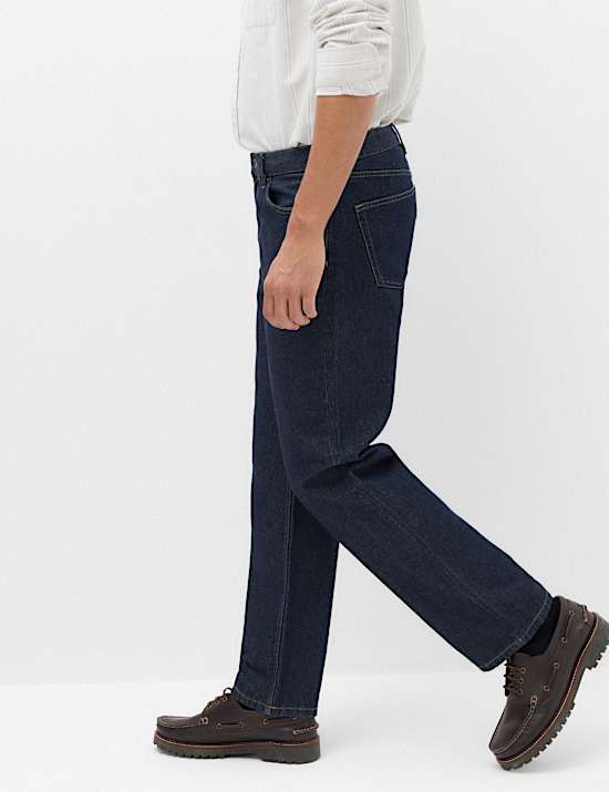 Authentic Relaxed Straight Fit Rigid Jeans
