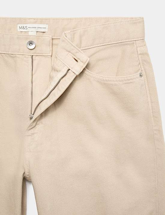 Authentic Relaxed Fit Straight Leg Rigid Jeans
