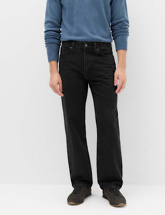 Authentic Relaxed Straight Fit Rigid Jeans
