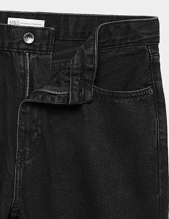 Authentic Relaxed Straight Fit Rigid Jeans