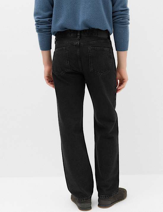 Authentic Relaxed Straight Fit Rigid Jeans