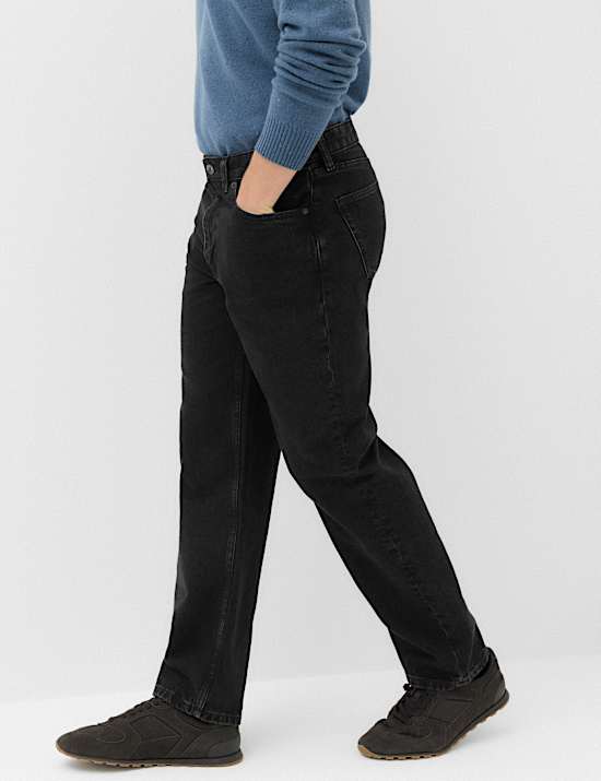 Authentic Relaxed Straight Fit Rigid Jeans