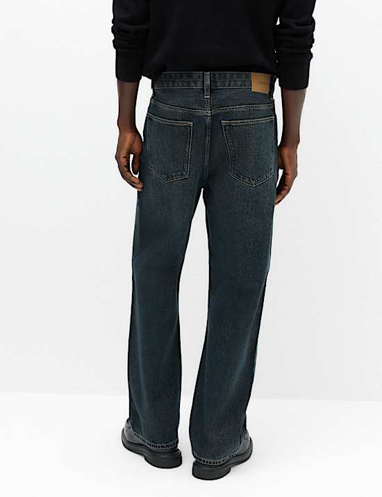 Authentic Loose Fit Rigid Denim Jeans