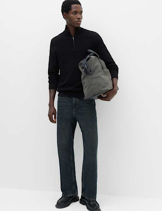 Authentic Loose Fit Rigid Denim Jeans