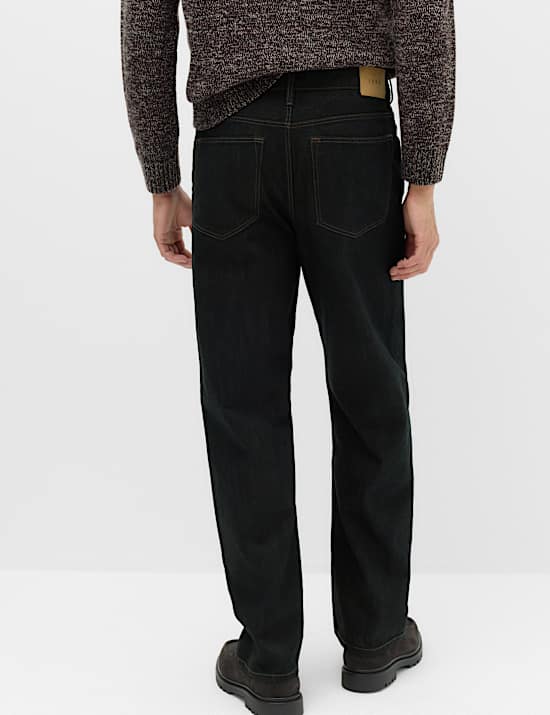 Authentic Loose Fit Rigid Denim Jeans