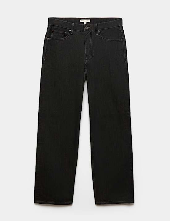Authentic Loose Fit Rigid Denim Jeans