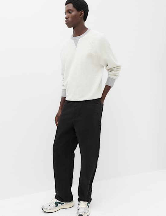 Authentic Loose Fit Rigid Denim Jeans