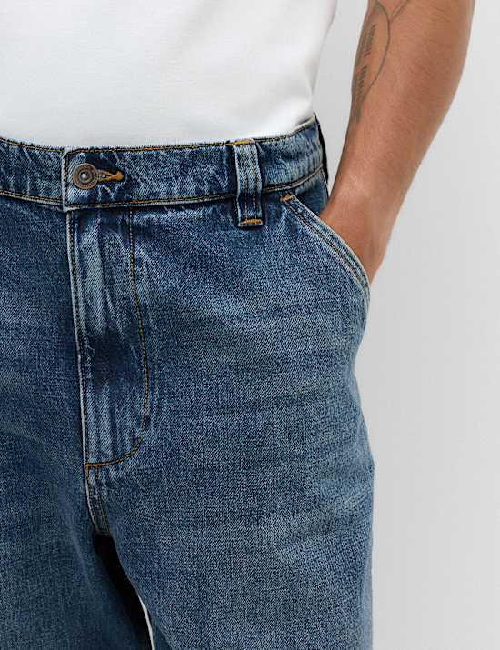 Loose Fit Cotton Rich Carpenter Jeans
