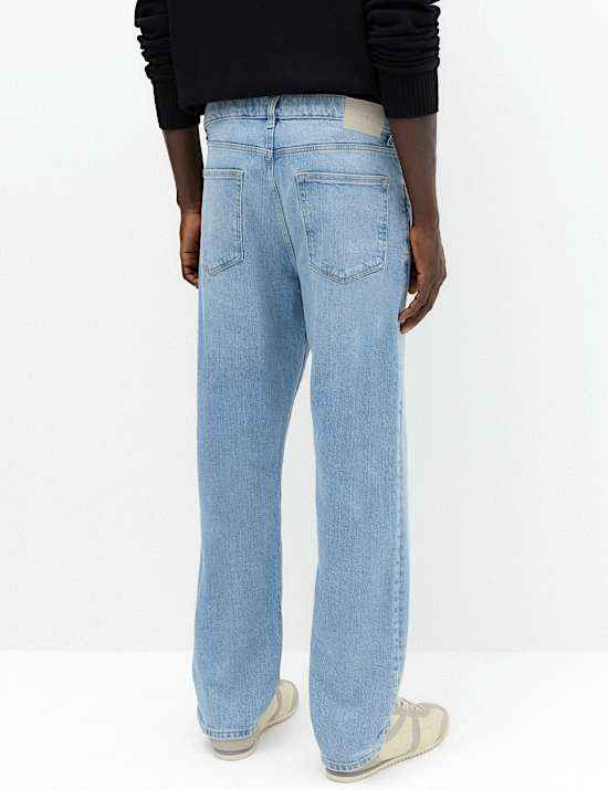 Straight Fit Authentic Stretch Jeans